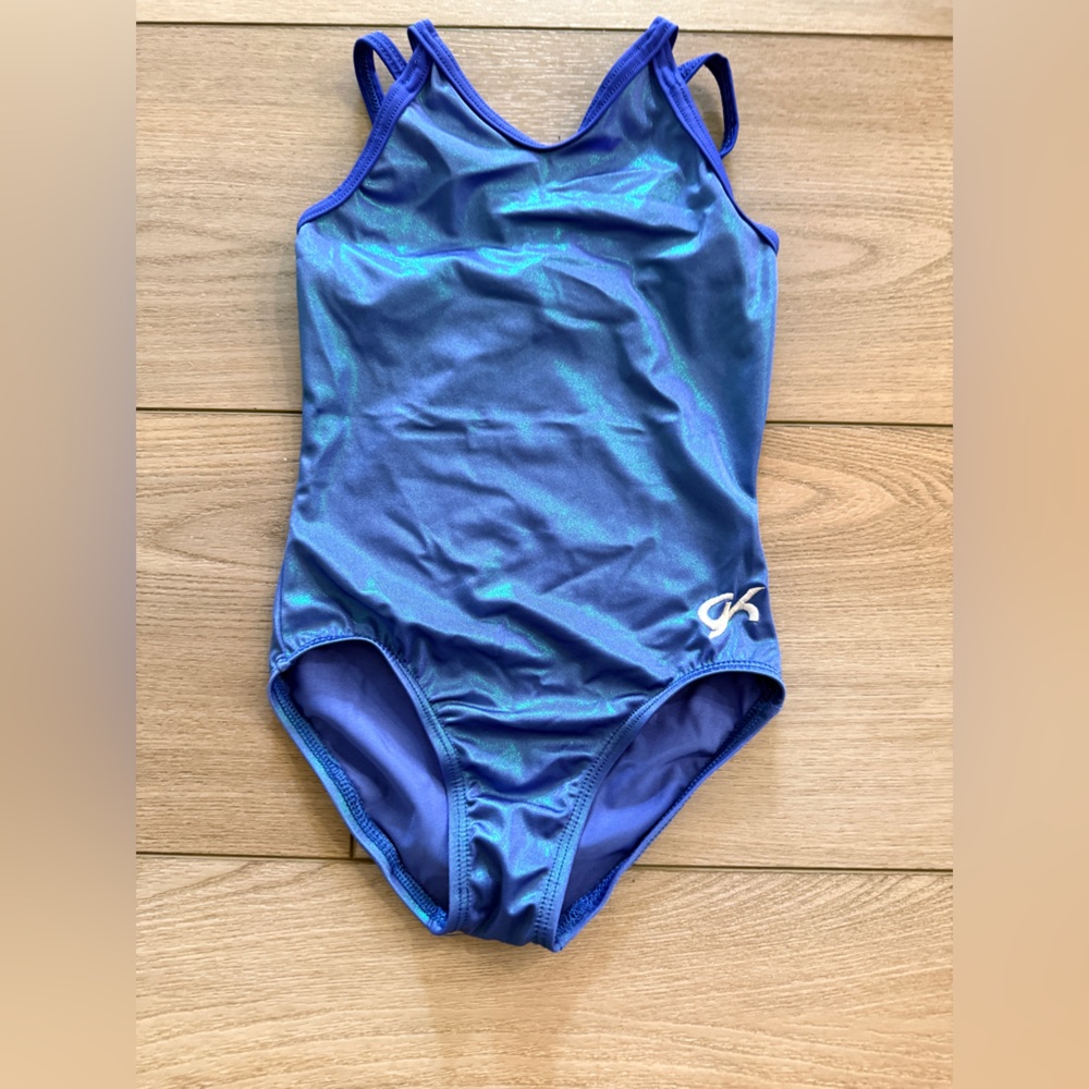 GK Shimmering Blue Leotard
